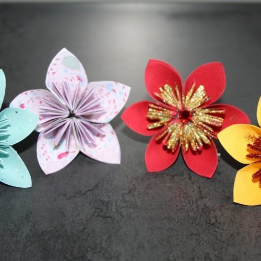 5 livres pour faire des fleurs en papier