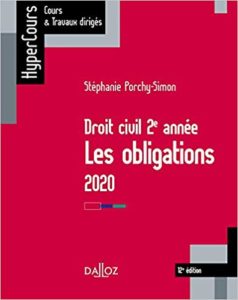 Droit civil 2e année - Les obligations (Stéphanie Porchy-Simon)