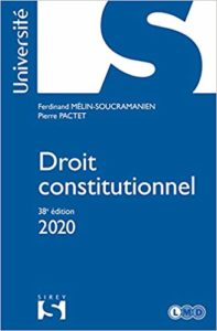 Droit constitutionnel (Pierre Pactet, Ferdinand Mélin-Soucramanien)