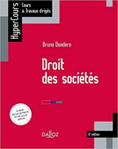 Droit des sociétés (Bruno Dondero)