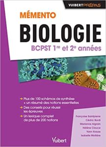 Mémento Biologie - BCPST 1re et 2e années - Notions-clés - Schémas de synthèse (Collectif)