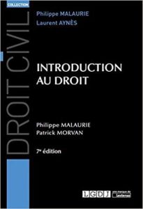 Introduction au droit (Philippe Malaurie, Patrick Morvan)