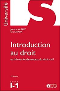 Introduction au droit et thèmes fondamentaux du droit civil (Jean-Luc Aubert, Eric Savaux)