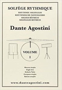 Solfège rythmique - Volume 1 - Mesures simples (Dante Agostini)