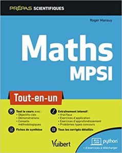 Mathématiques MPSI - Tout-en-un (Roger Mansuy)