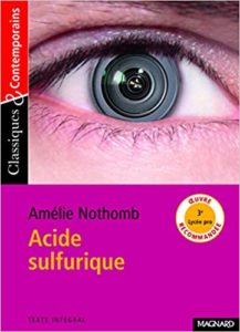 Acide sulfurique Amélie Nothomb