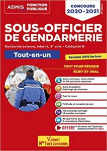 Concours Sous officier de gendarmerie – Catégorie B – Tout en un – Externe interne et 3e voie François Lavedan