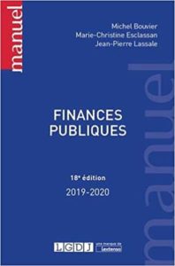 Finances publiques Michel Bouvier Marie Christine Esclassan Jean Pierre Lassale