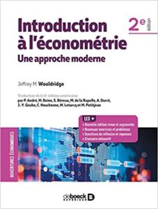 Introduction à l’économétrie une approche moderne Jeffrey Wooldridge