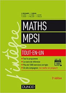 Mathématiques MPSI – Tout en un Claude Deschamps François Moulin