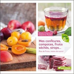 Mes confitures compotes fruits séchés sirops… Plus de fruits moins de sucre Marie Chioca Delphine Paslin