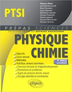 Physique Chimie PTSI Thierry Finot Camille Bonomelli