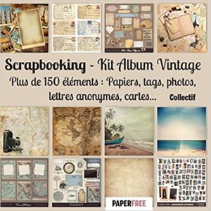 Scrapbooking – Kit album vintage Collectif