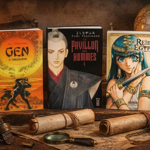 Quels sont les mangas historiques les plus réussis ?