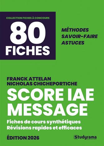 Score IAE-Message : 6 livres pour réussir le test