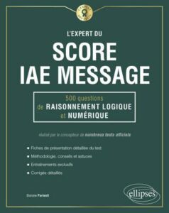 Score Message Score IAE-Message : 6 livres pour réussir le test